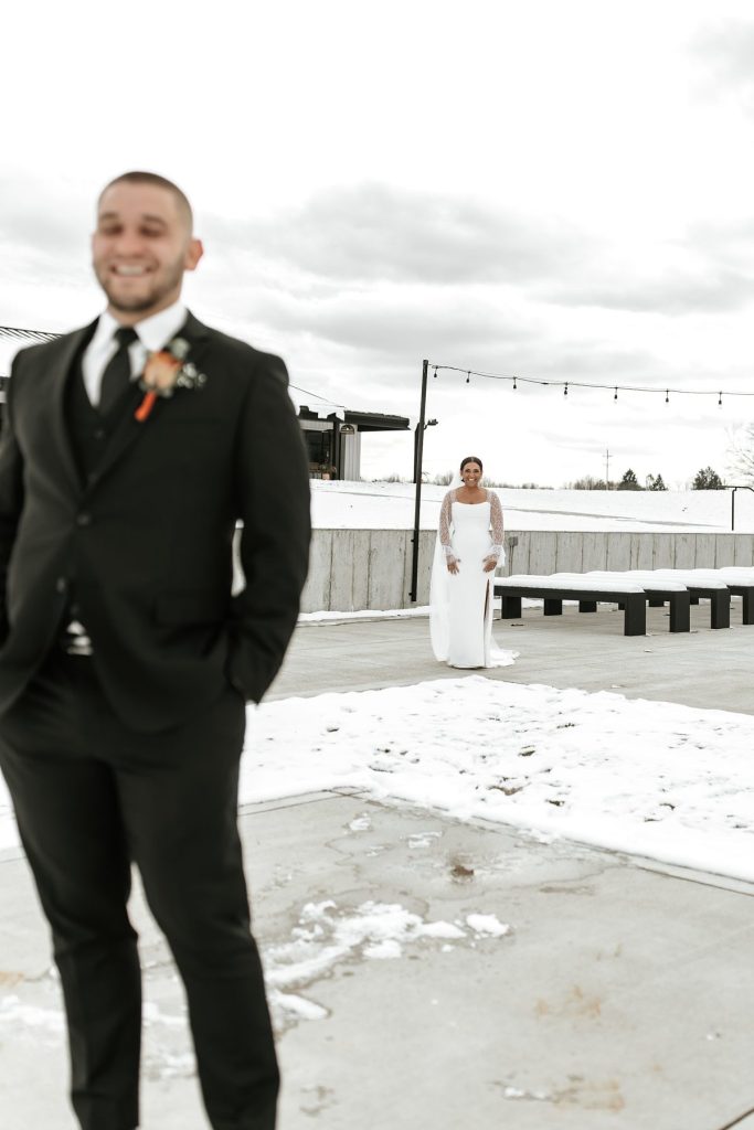Burnt Orange Winter Wedding at The Harper | Burgh Brides | Lex King Photography