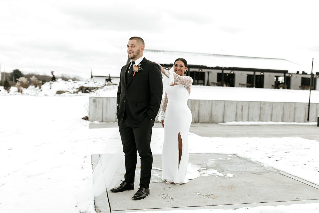 Burnt Orange Winter Wedding at The Harper | Burgh Brides | Lex King Photography