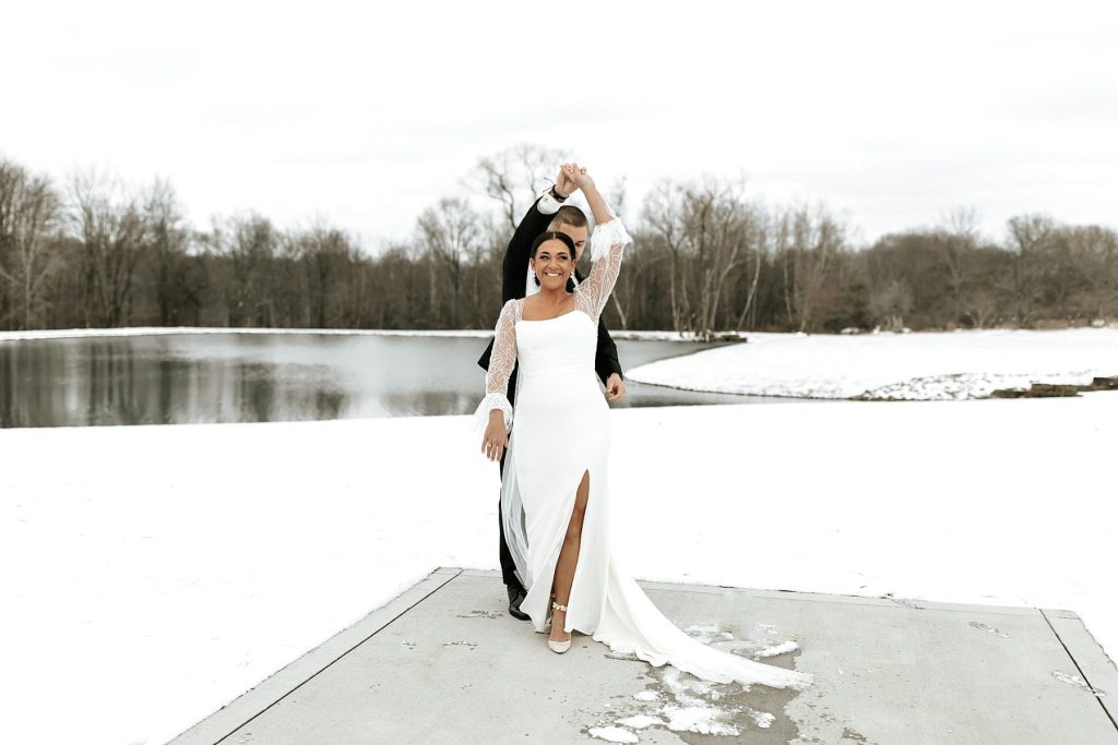 Burnt Orange Winter Wedding at The Harper | Burgh Brides | Lex King Photography