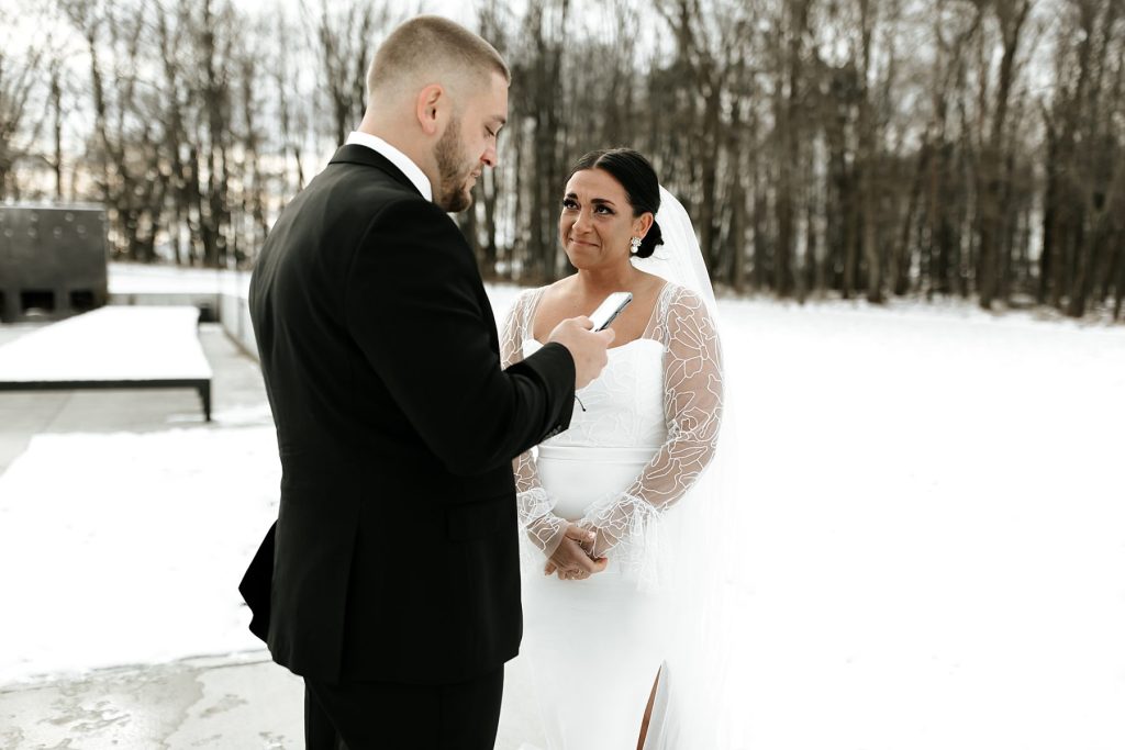 Burnt Orange Winter Wedding at The Harper | Burgh Brides | Lex King Photography