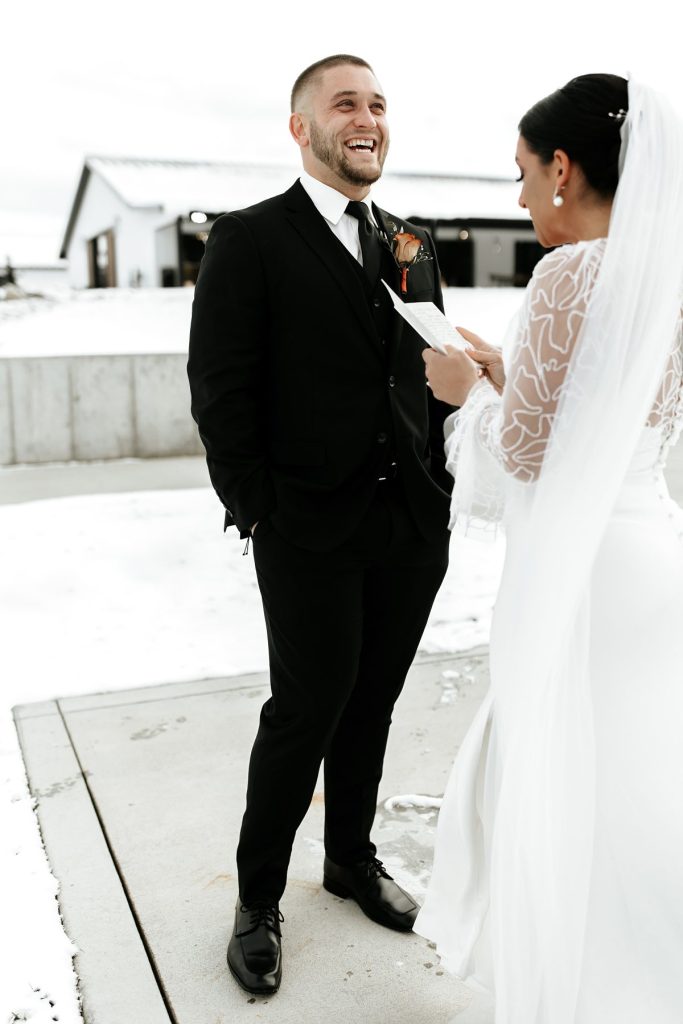 Burnt Orange Winter Wedding at The Harper | Burgh Brides | Lex King Photography