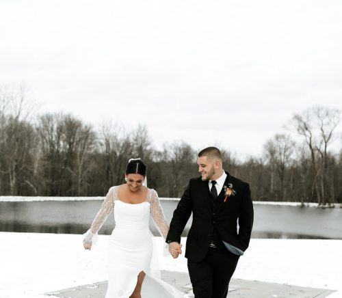 Burnt Orange Winter Wedding at The Harper | Burgh Brides | Lex King Photography