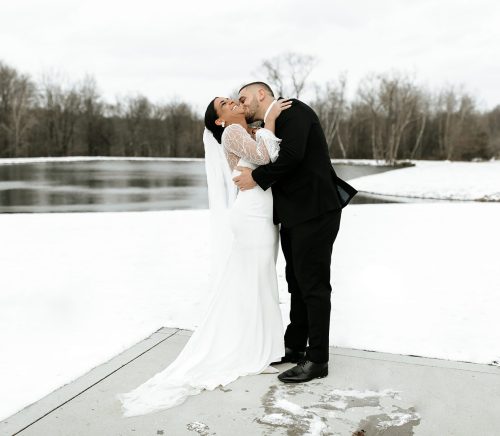 Burnt Orange Winter Wedding at The Harper | Burgh Brides | Lex King Photography