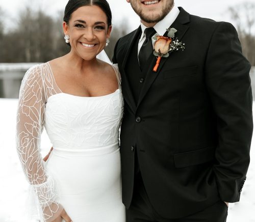 Burnt Orange Winter Wedding at The Harper | Burgh Brides | Lex King Photography
