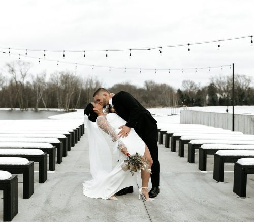 Burnt Orange Winter Wedding at The Harper | Burgh Brides | Lex King Photography