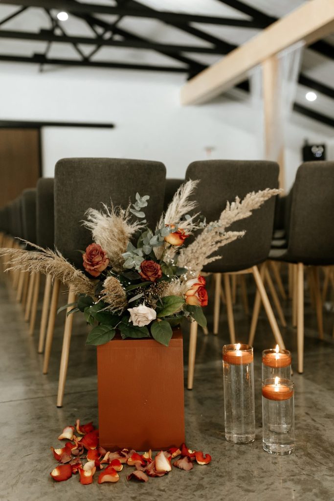 Burnt Orange Winter Wedding at The Harper | Burgh Brides | Lex King Photography