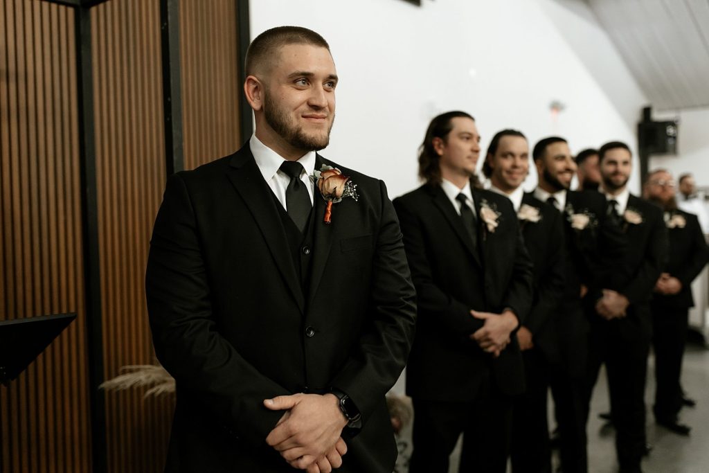 Burnt Orange Winter Wedding at The Harper | Burgh Brides | Lex King Photography