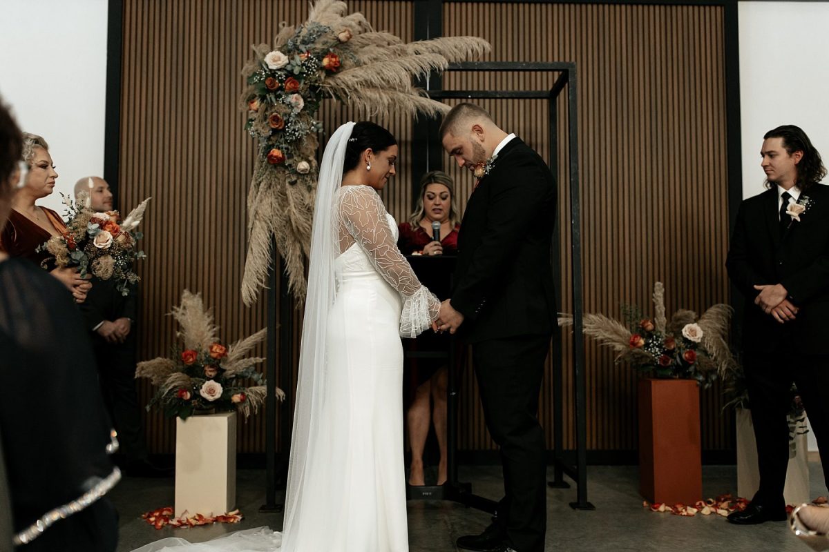 Burnt Orange Winter Wedding at The Harper | Burgh Brides | Lex King Photography