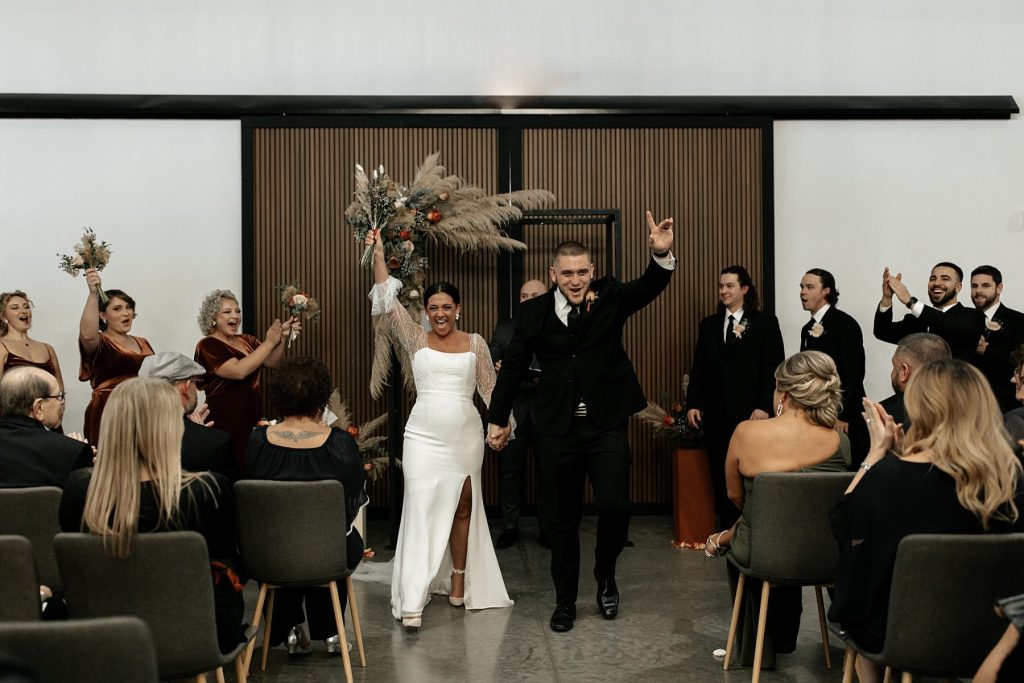Burnt Orange Winter Wedding at The Harper | Burgh Brides | Lex King Photography