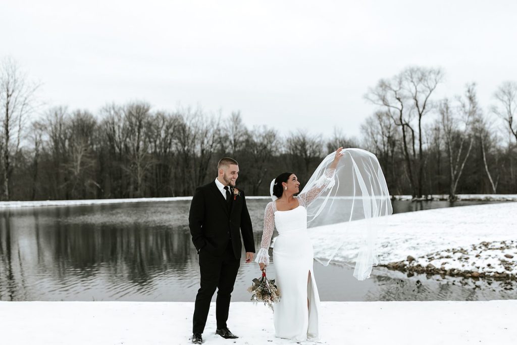 Burnt Orange Winter Wedding at The Harper | Burgh Brides | Lex King Photography