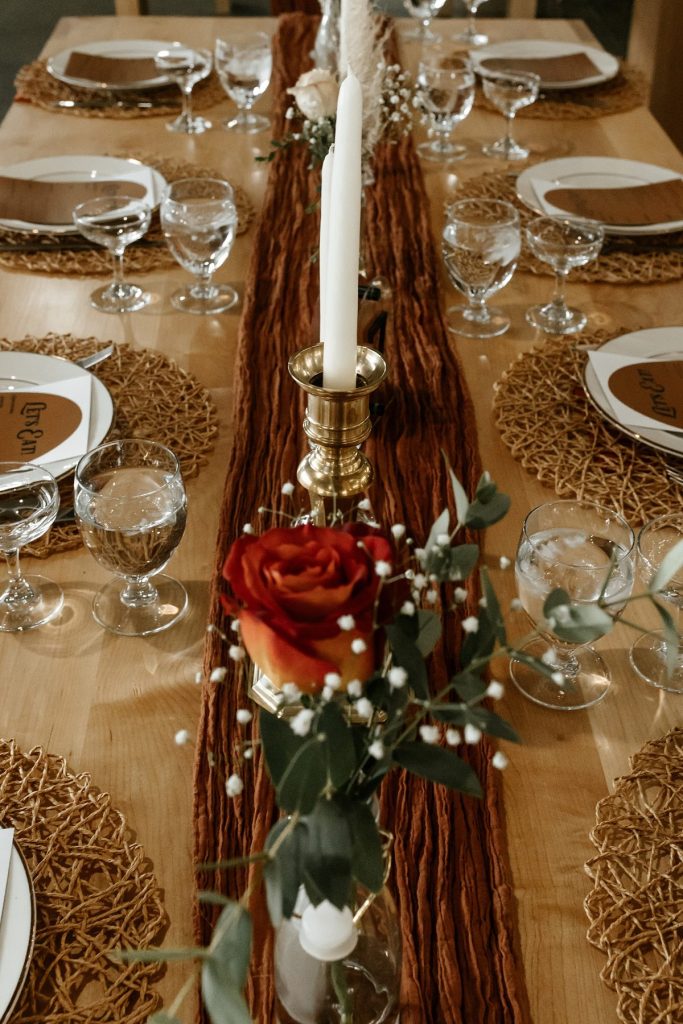 Burnt Orange Winter Wedding at The Harper | Burgh Brides | Lex King Photography