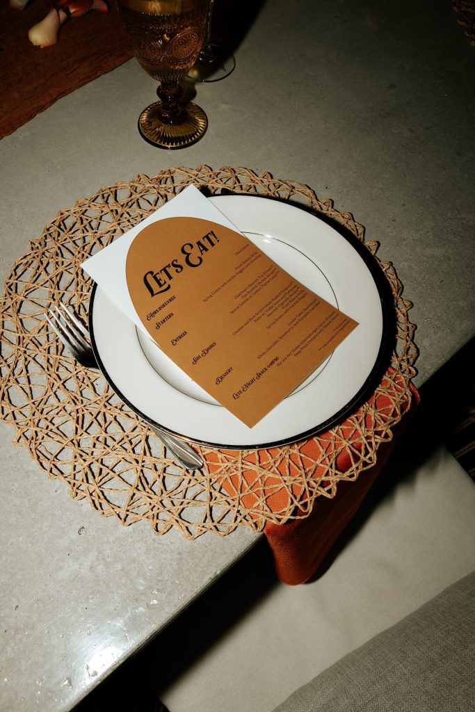 Burnt Orange Winter Wedding at The Harper | Burgh Brides | Lex King Photography