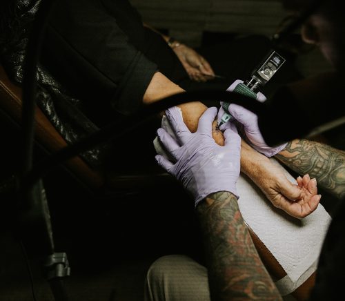 Torch & Dagger Tattoo | Pittsburgh Wedding Flash Tattoo Artist | Burgh Brides