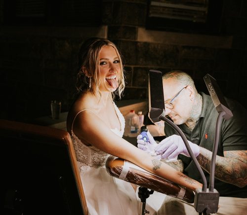 Torch & Dagger Tattoo | Pittsburgh Wedding Flash Tattoo Artist | Burgh Brides