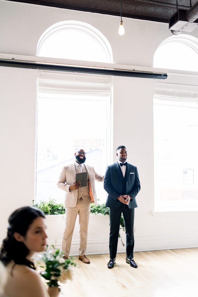 Intimate Minimalist Bar Marco Wedding | Burgh Brides | North Arrow Photography