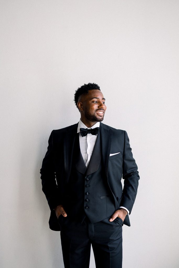 Intimate Minimalist Bar Marco Wedding | Burgh Brides | North Arrow Photography