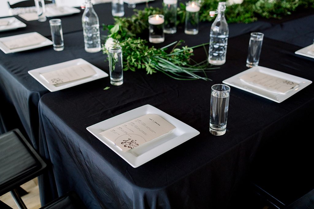 Intimate Minimalist Bar Marco Wedding | Burgh Brides | North Arrow Photography