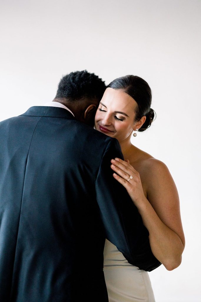 Intimate Minimalist Bar Marco Wedding | Burgh Brides | North Arrow Photography