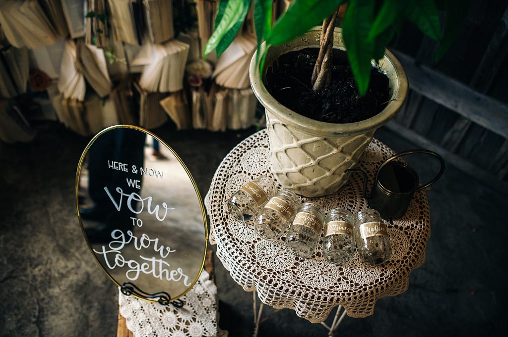 Literary Inspired Wedding at Sanaview Farms | Burgh Brides | Jill Gearhart Photography