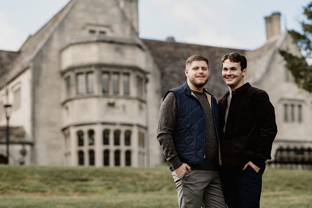 Earthy Outdoor Engagement Shoot at Hartwood Acres Mansion | Burgh Brides | Steven Dalton Photography