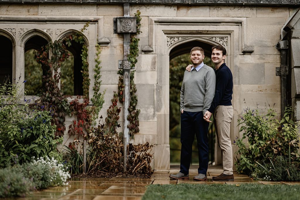 Earthy Outdoor Engagement Shoot at Hartwood Acres Mansion | Burgh Brides | Steven Dalton Photography