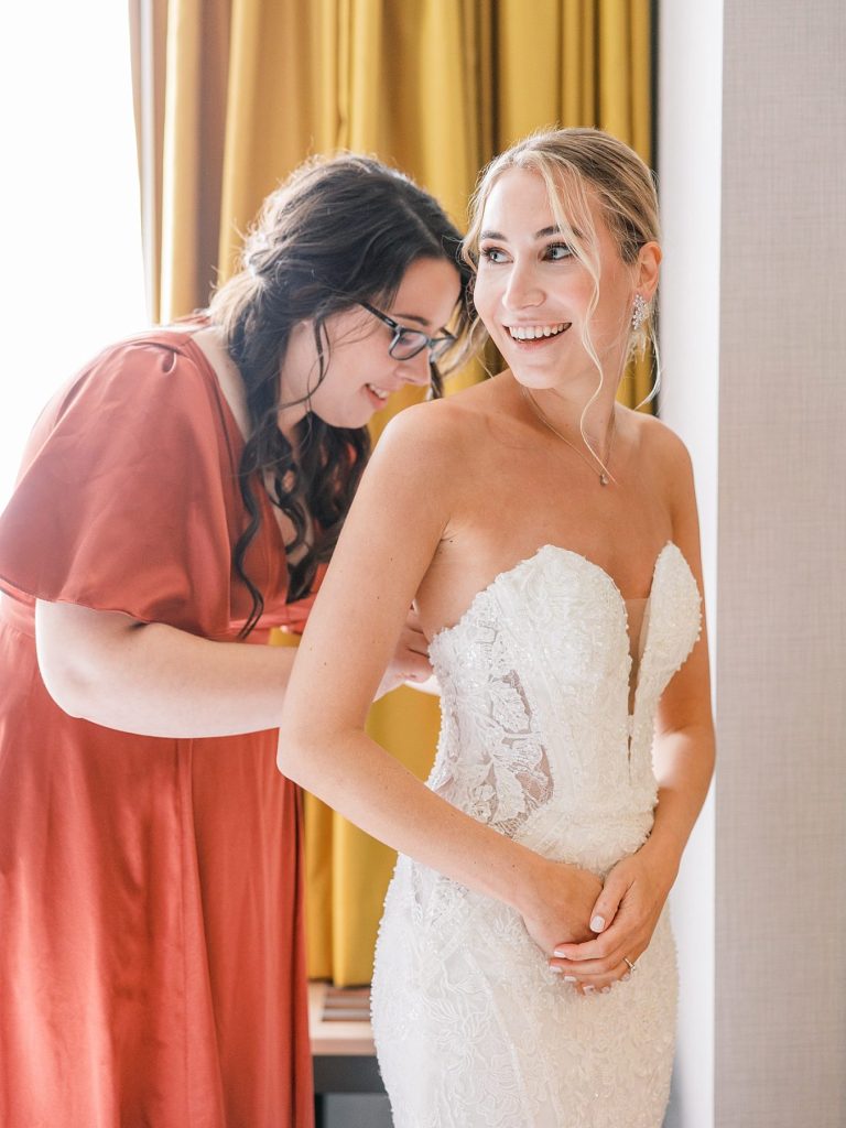 White Barn Wedding in Sunset Colors | Burgh Brides | Anne Troxel Photography