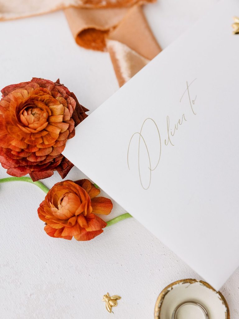 White Barn Wedding in Sunset Colors | Burgh Brides | Anne Troxel Photography