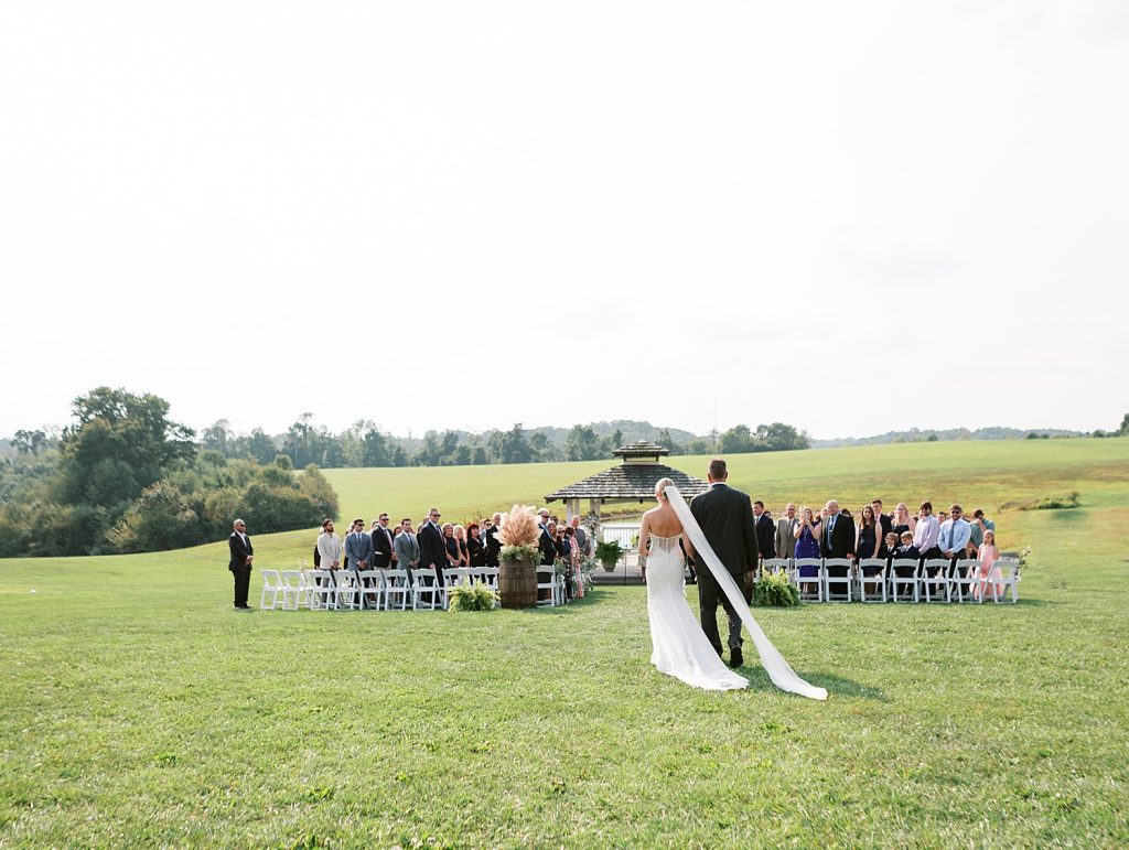 White Barn Wedding in Sunset Colors | Burgh Brides | Anne Troxel Photography