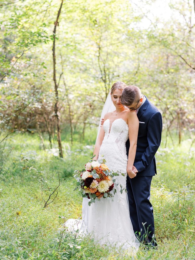 White Barn Wedding in Sunset Colors | Burgh Brides | Anne Troxel Photography