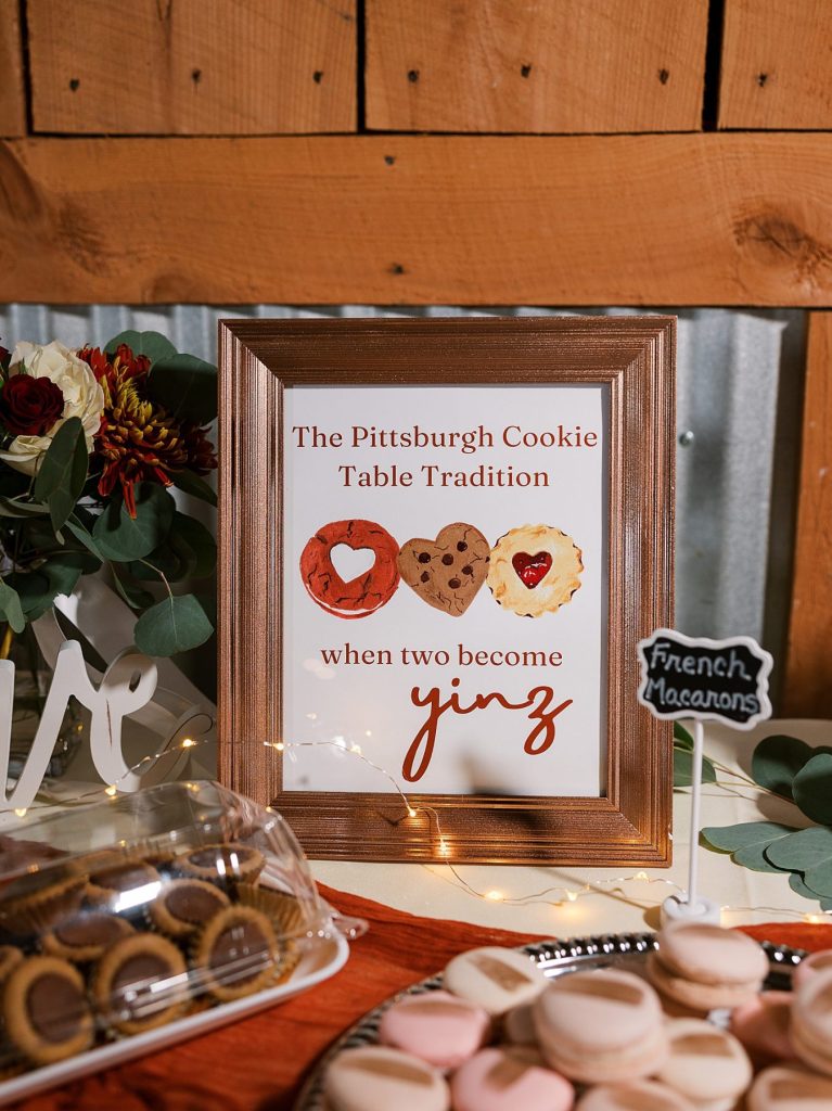 White Barn Wedding in Sunset Colors | Burgh Brides | Anne Troxel Photography