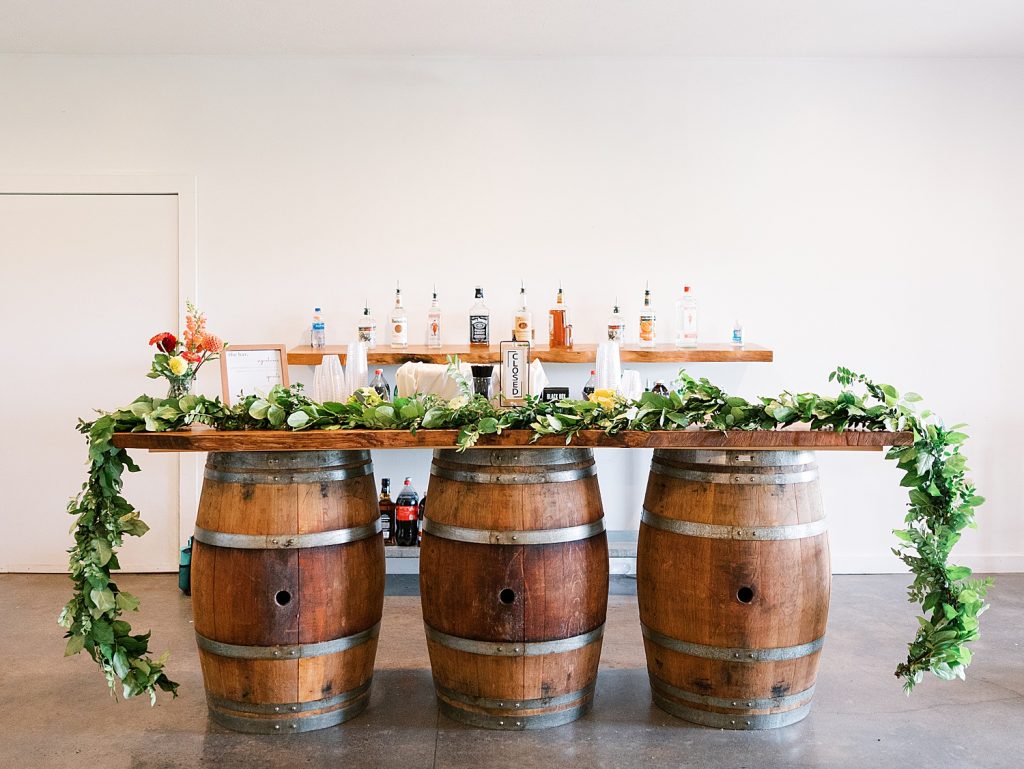 White Barn Wedding in Sunset Colors | Burgh Brides | Anne Troxel Photography