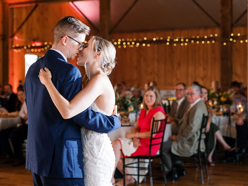 White Barn Wedding in Sunset Colors | Burgh Brides | Anne Troxel Photography