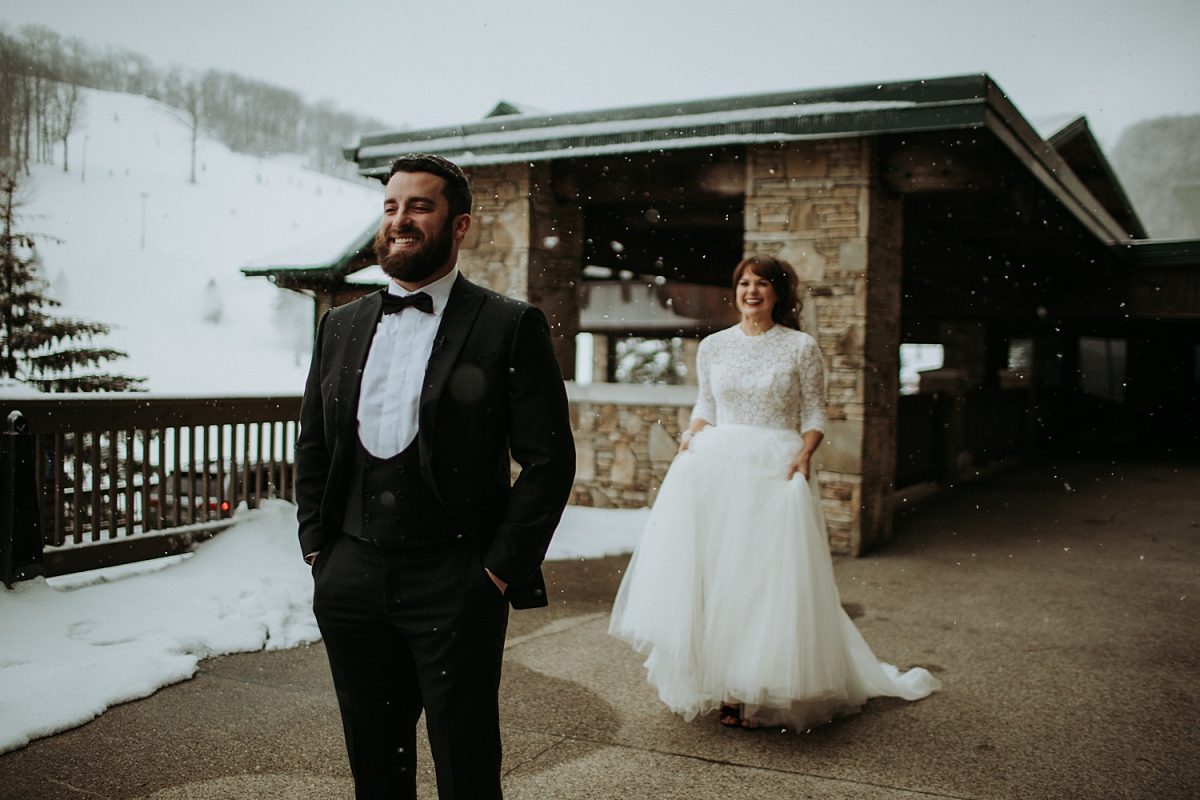 Warm & Magical Seven Springs Wedding | Burgh Brides | Kass Photo Co.