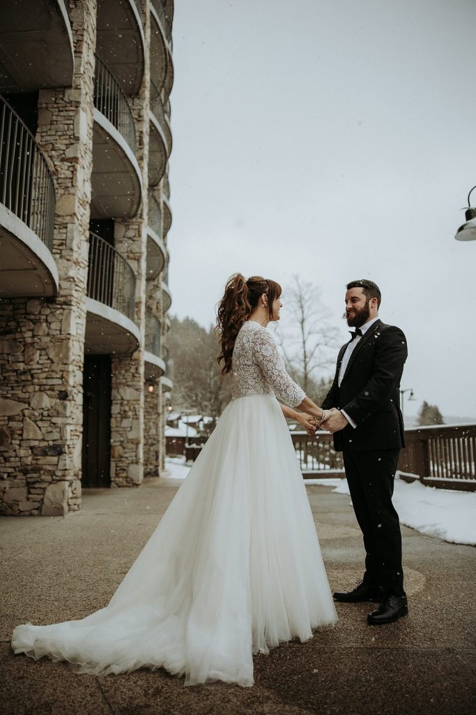 Warm & Magical Seven Springs Wedding | Burgh Brides | Kass Photo Co.
