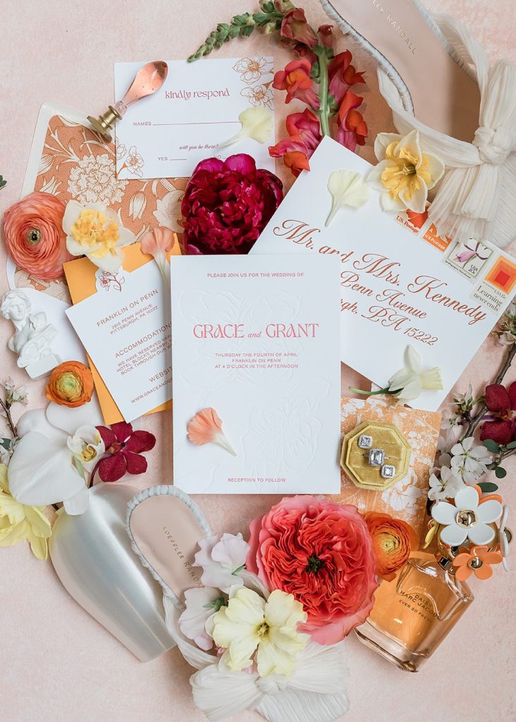 Franklin on Penn Wedding Styled Shoot Inspire by Colorful Florals | Burgh Brides | BridgePerspective