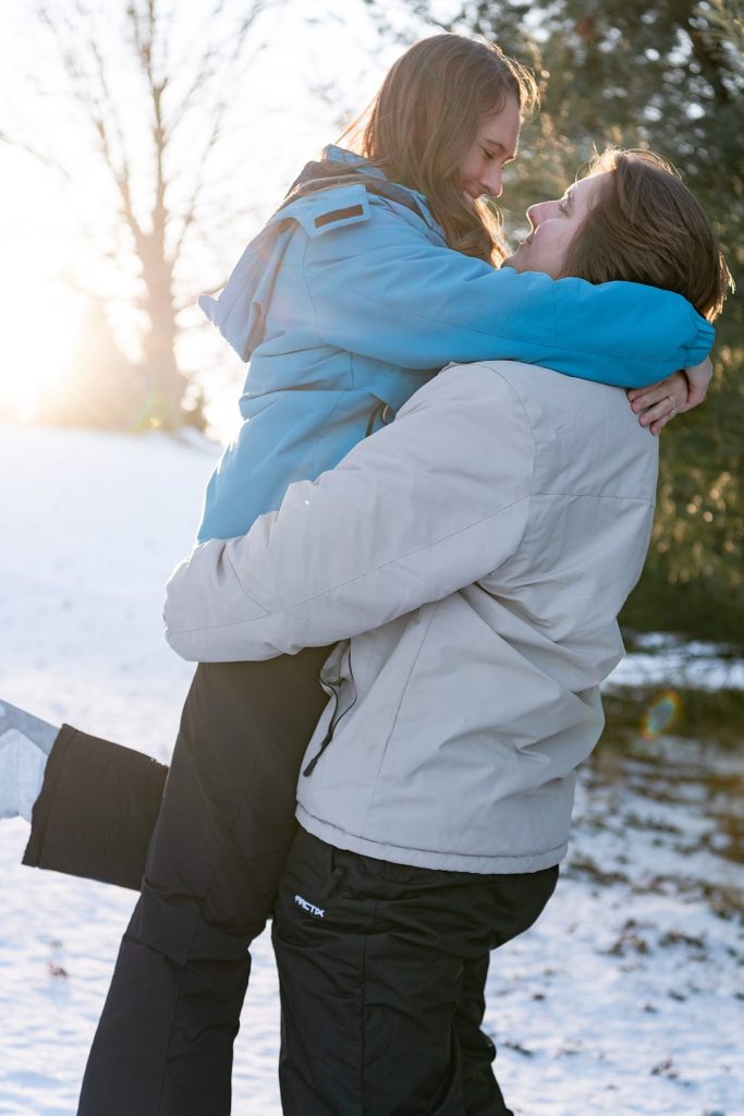 Snowboard-Inspired Engagement Shoot in Oglebay Park | Burgh Brides | Karissa Nicole Photography