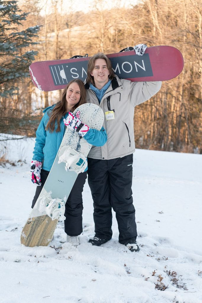 Snowboard-Inspired Engagement Shoot in Oglebay Park | Burgh Brides | Karissa Nicole Photography
