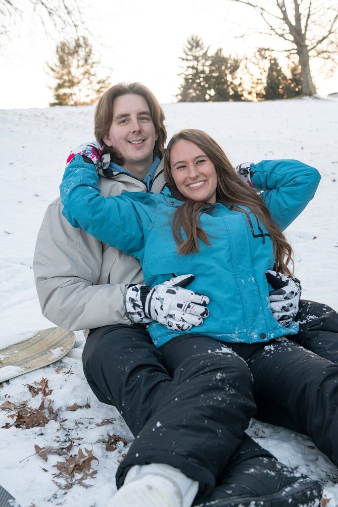 Snowboard-Inspired Engagement Shoot in Oglebay Park | Burgh Brides | Karissa Nicole Photography