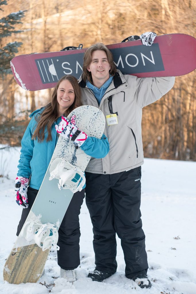 Snowboard-Inspired Engagement Shoot in Oglebay Park | Burgh Brides | Karissa Nicole Photography