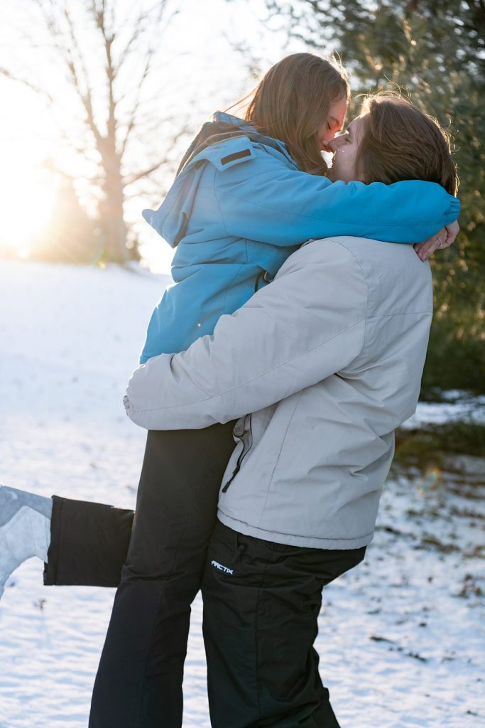 Snowboard-Inspired Engagement Shoot in Oglebay Park | Burgh Brides | Karissa Nicole Photography