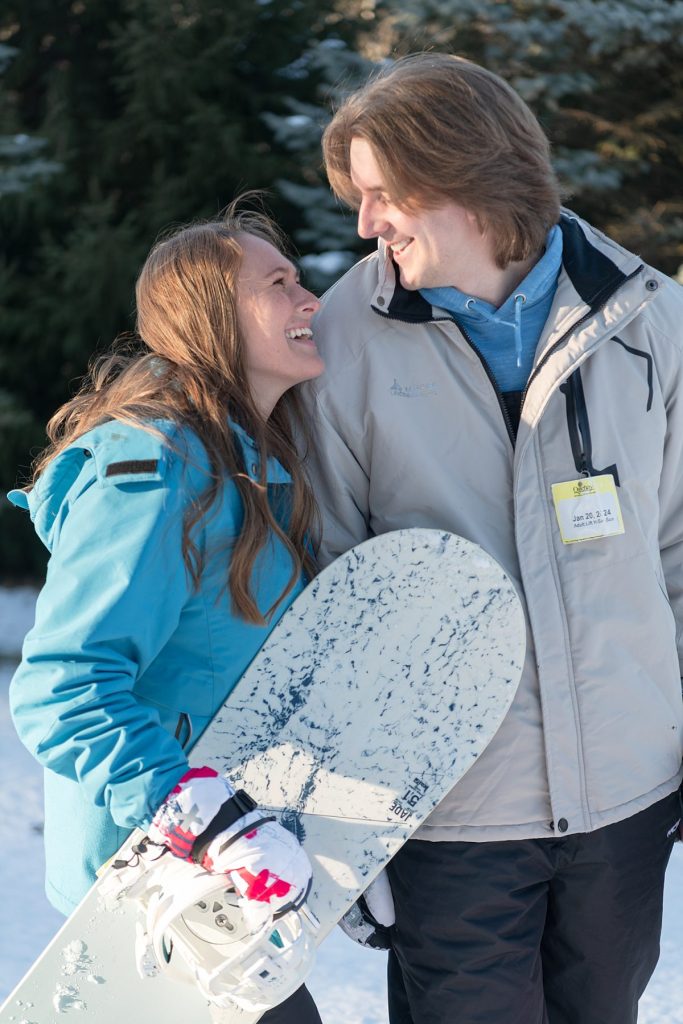 Snowboard-Inspired Engagement Shoot in Oglebay Park | Burgh Brides | Karissa Nicole Photography