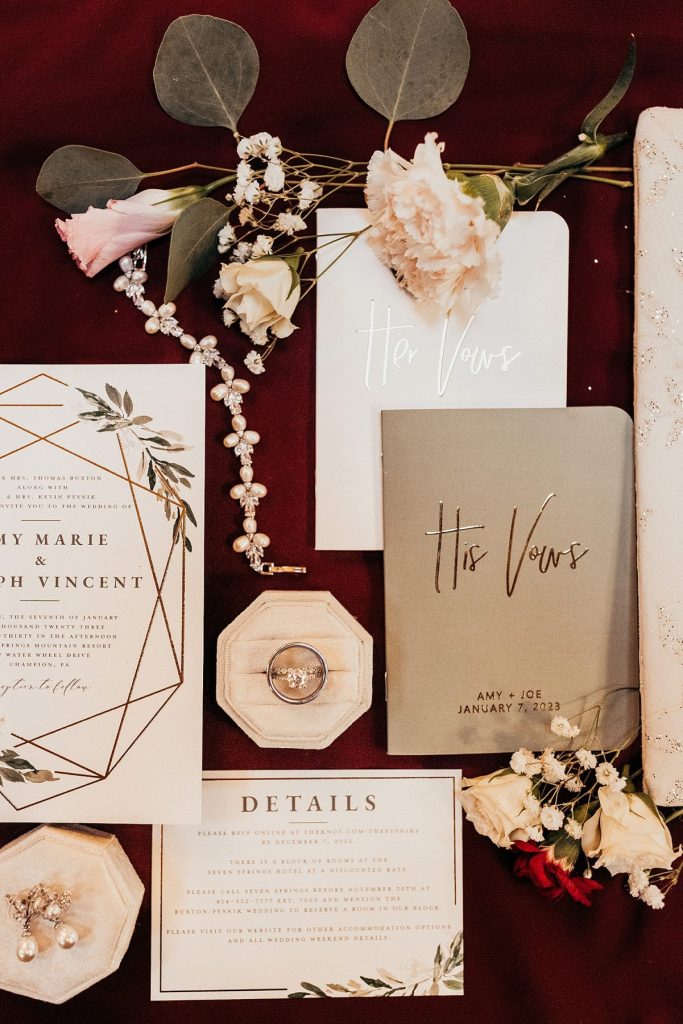 Snowy But Warm Seven Springs Wedding | Burgh Brides | Alyssa Vanston Photography