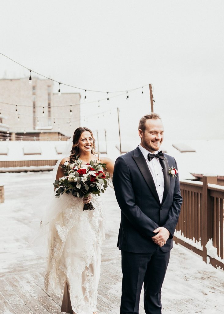 Snowy But Warm Seven Springs Wedding | Burgh Brides | Alyssa Vanston Photography