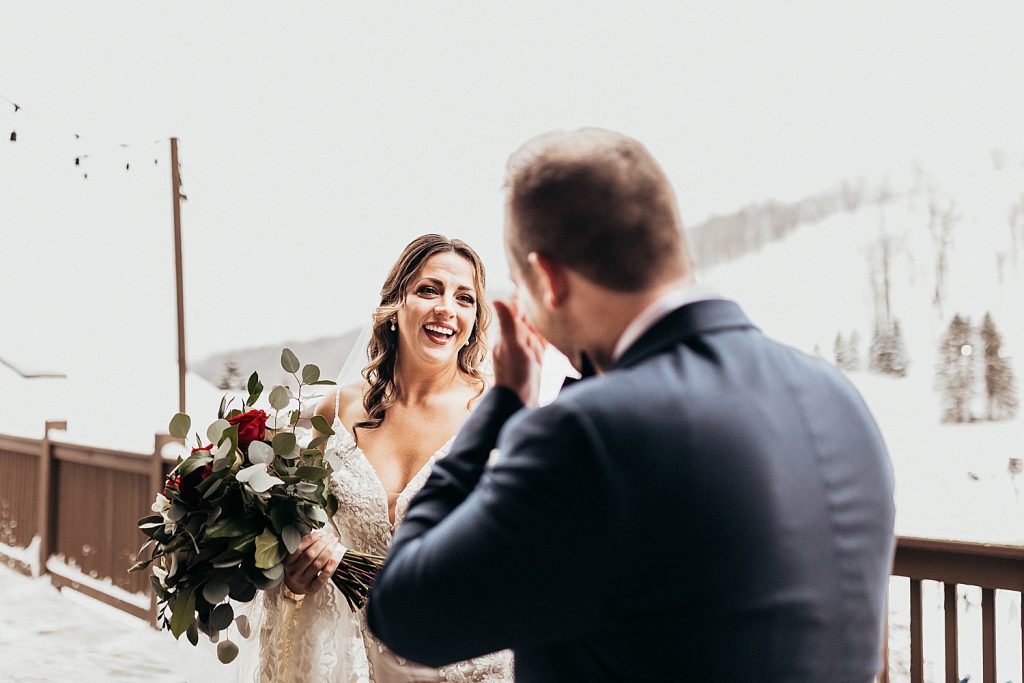 Snowy But Warm Seven Springs Wedding | Burgh Brides | Alyssa Vanston Photography