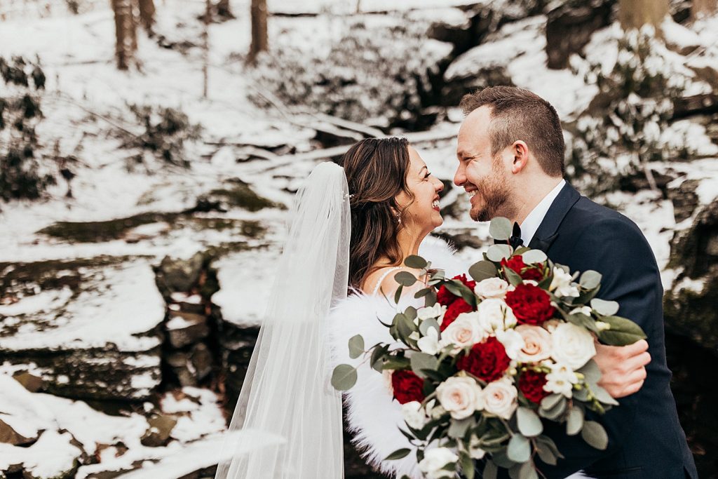 Snowy But Warm Seven Springs Wedding | Burgh Brides | Alyssa Vanston Photography