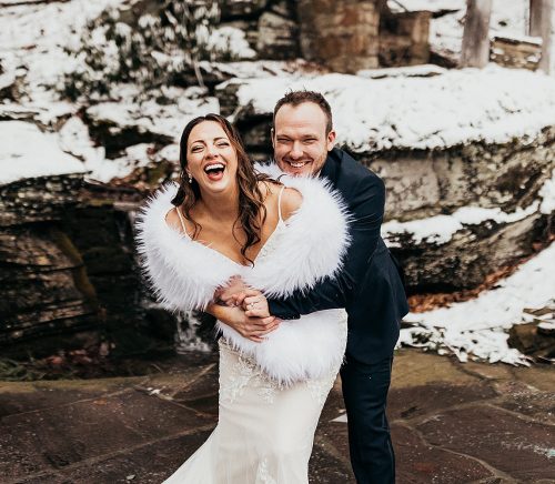 Snowy But Warm Seven Springs Wedding | Burgh Brides | Alyssa Vanston Photography