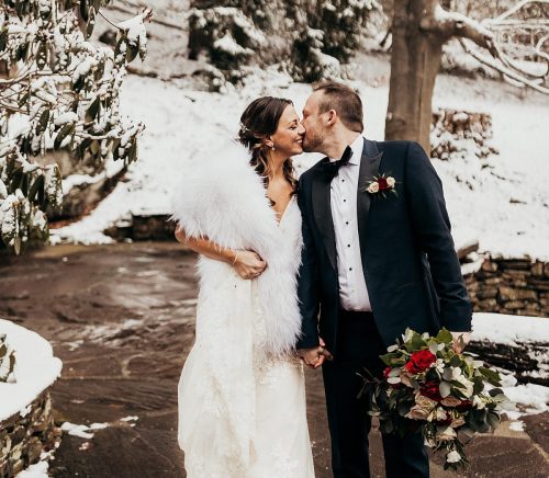 Snowy But Warm Seven Springs Wedding | Burgh Brides | Alyssa Vanston Photography