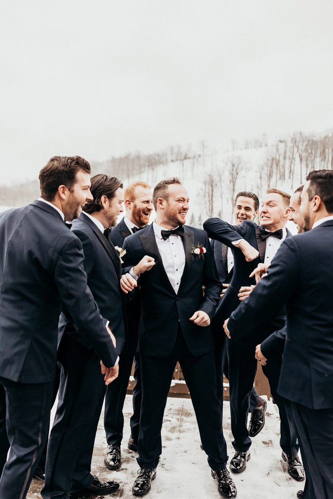 Snowy But Warm Seven Springs Wedding | Burgh Brides | Alyssa Vanston Photography