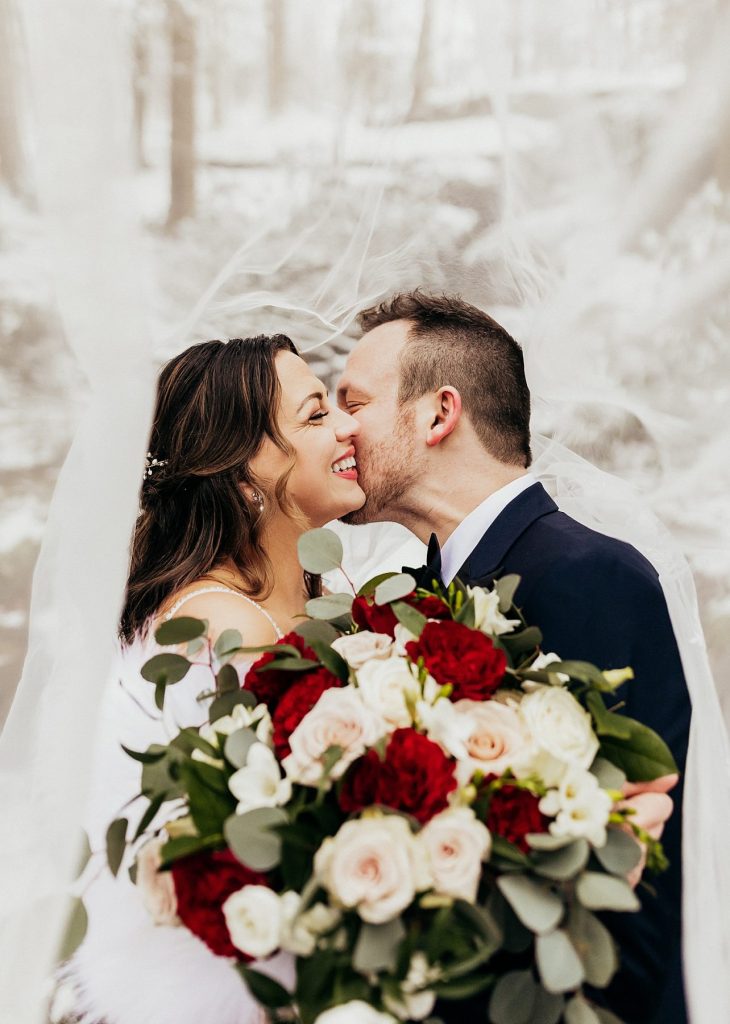 Snowy But Warm Seven Springs Wedding | Burgh Brides | Alyssa Vanston Photography