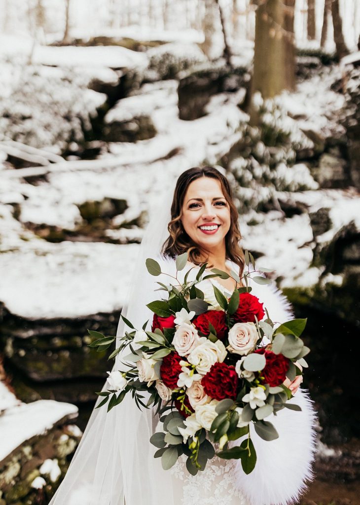 Snowy But Warm Seven Springs Wedding | Burgh Brides | Alyssa Vanston Photography